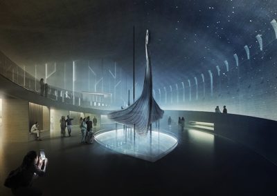Det nye museumsanlegget blir verdens største og mest innholdsrike om vikingtiden. 
